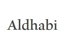 Aldhabi 字体下载