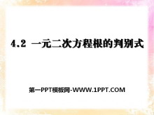《一元二次方程根的判别式》PPT课件2