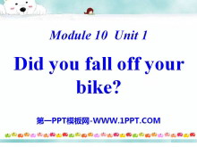 《Did you fall off your bike?》PPT课件3