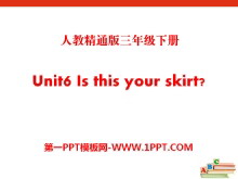 《Is this your skirt》PPT课件5