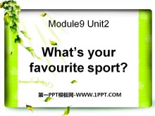《What’s your favourite sport?》PPT课件2