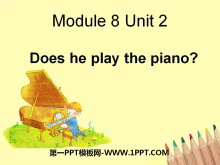 《Does he play the piano?》PPT课件2