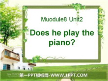 《Does he play the piano?》PPT课件3