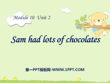 《Sam had lots of chocolates》PPT课件2