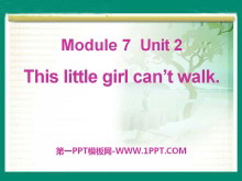 《This little girl can't walk》PPT课件2
