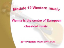 《Vienna is the centre of European classical music》Western music PPT课件2
