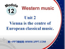 《Vienna is the centre of European classical music》Western music PPT课件3