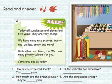 《Shopping》read and answer Flash动画课件