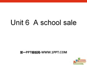 《A School Sale》PPT