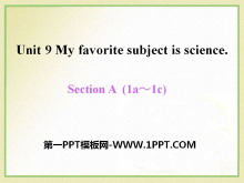 《My favorite subject is science》PPT课件12