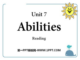 《Abilities》ReadingPPT