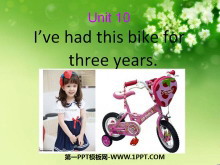 《I've had this bike for three years》PPT课件6