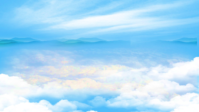 大气磅礴云海群山PPT背景图片