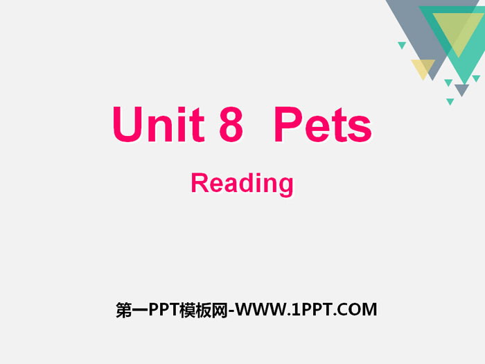 《Pets》ReadingPPT
