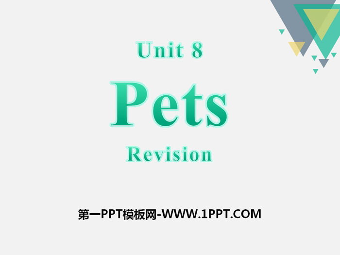 《Pets》RevisionPPT
